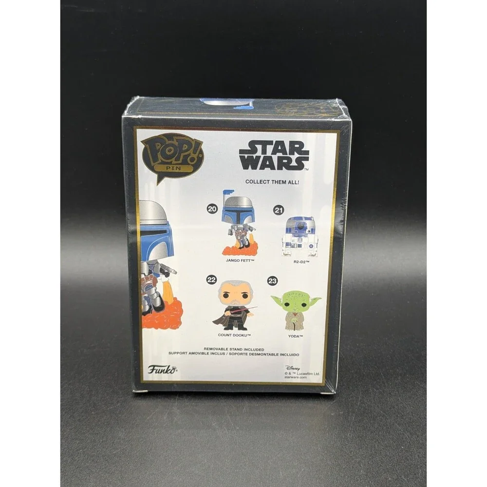 Funko POP! Pin Star Wars Jango Fett New Sealed